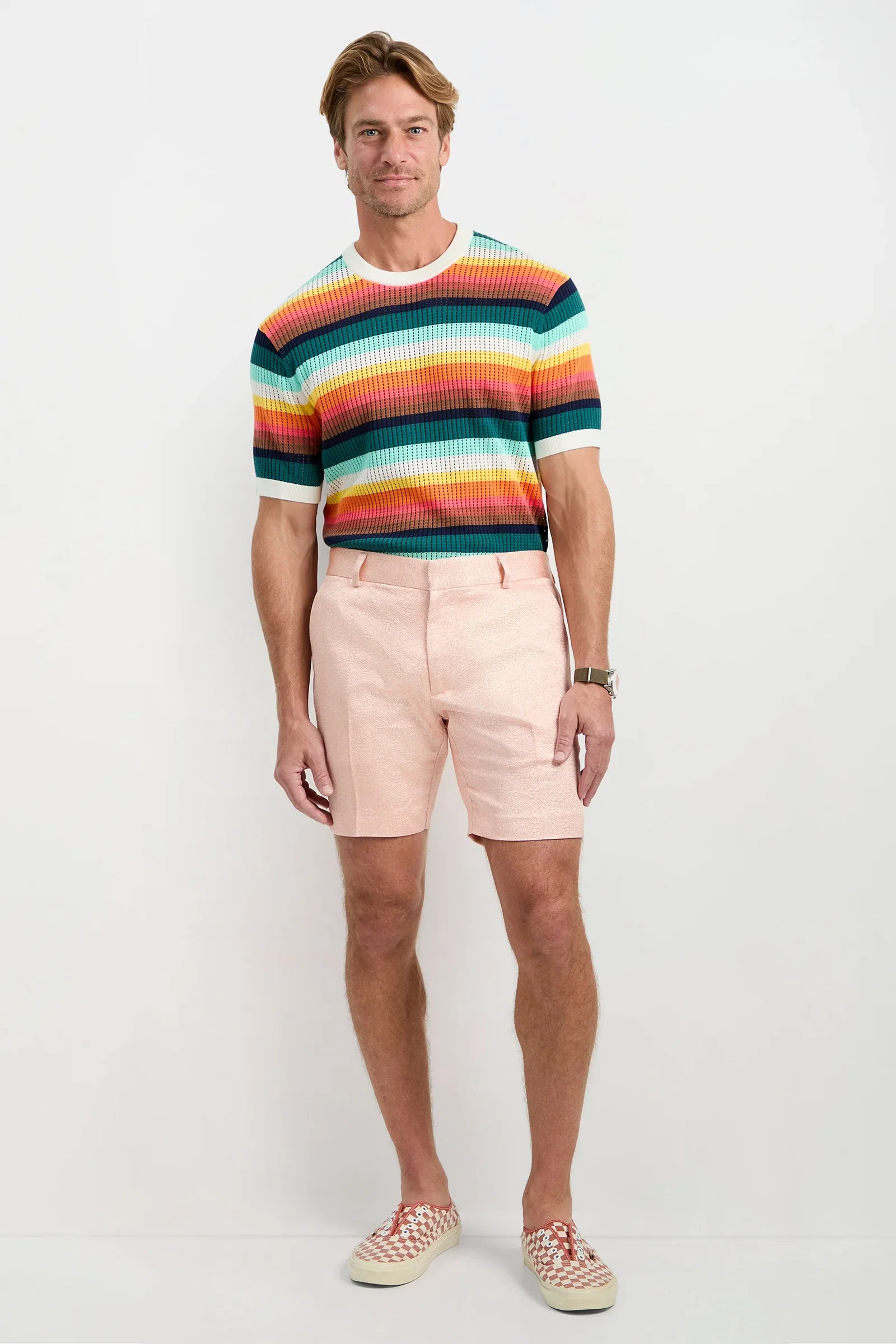 Image of Clyde Short - Metallic Jacquard