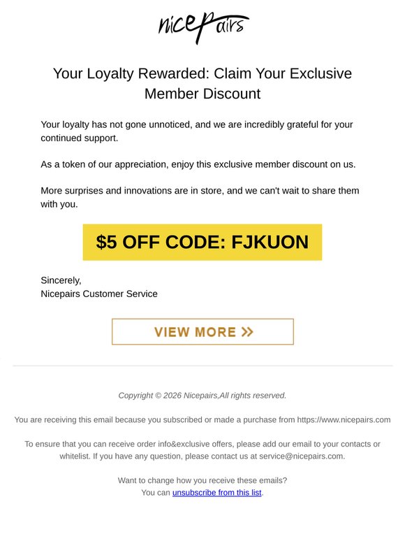 Your Loyalty Rewarded: Claim Your Exclusive Member Discount