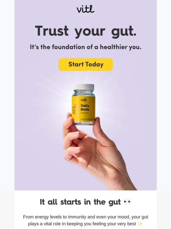 Gut health = whole health 🫶