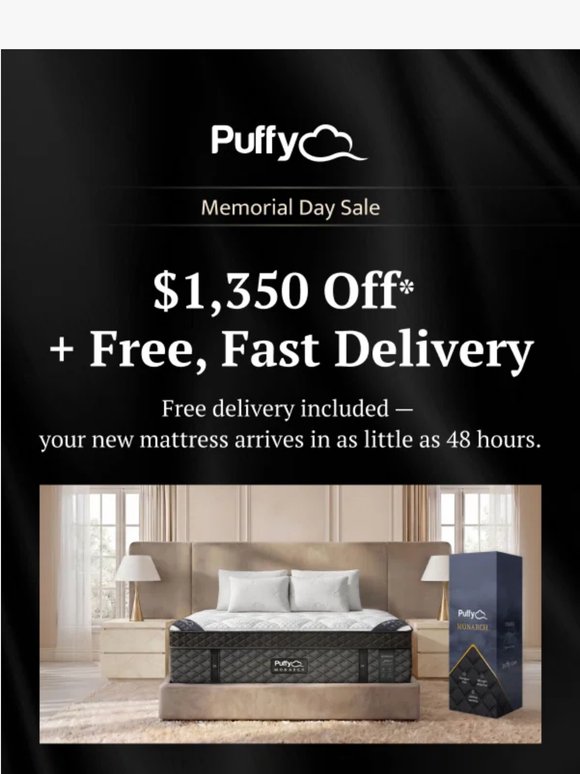 🚚 Free delivery on luxury sleep