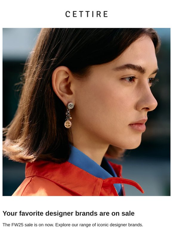 Your favorite designer brands are on sale