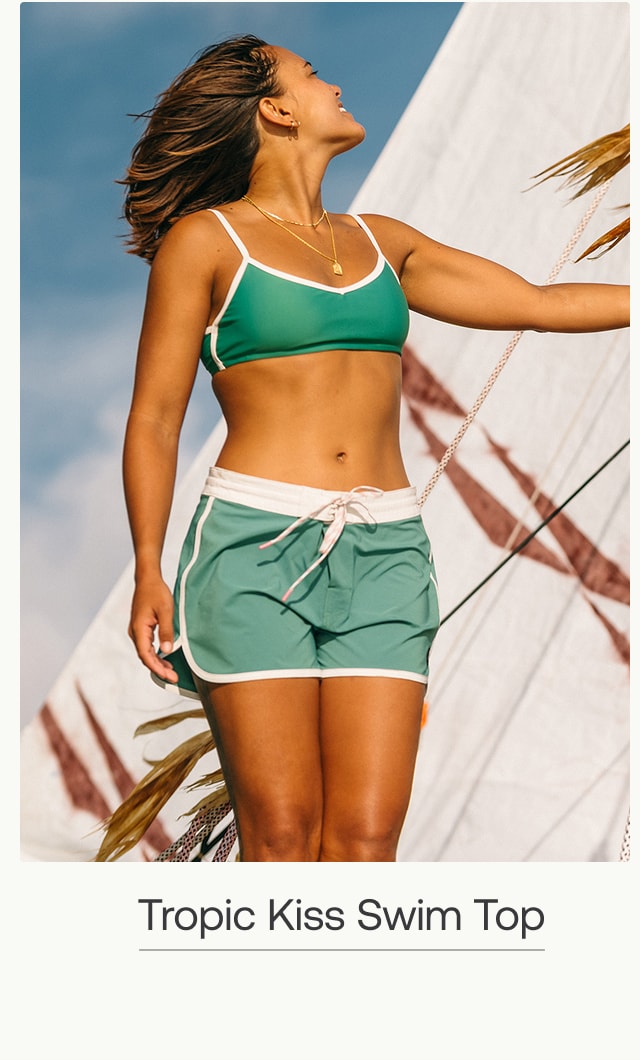 tropic kiss swim top