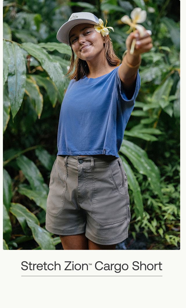 stretch zion cargo short