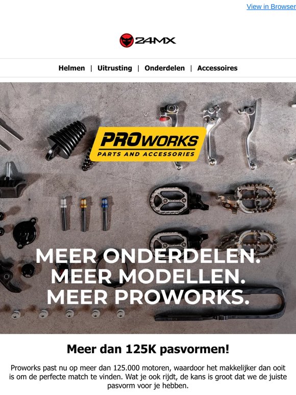 PROWORKS – Past op meer motoren dan ooit