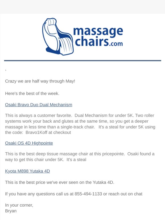 Massage Chair Deals For Busy People #239