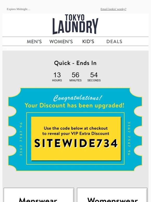 Your discount has been upgraded!