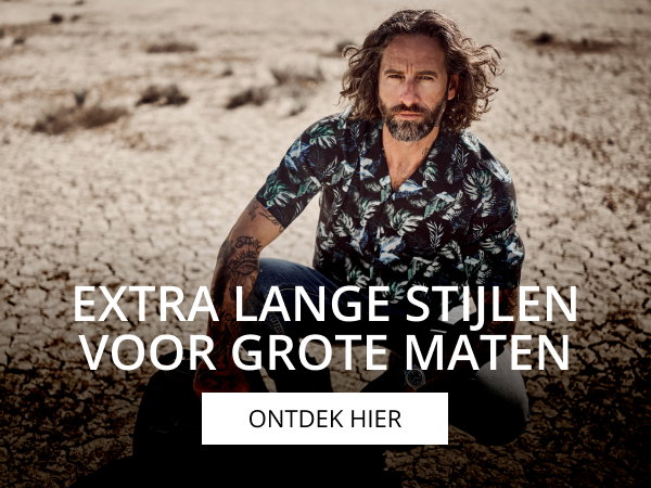 Extra lange stijlen voor grote maten