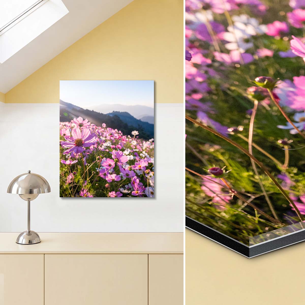 Photo Print under Matte Acrylic Glass