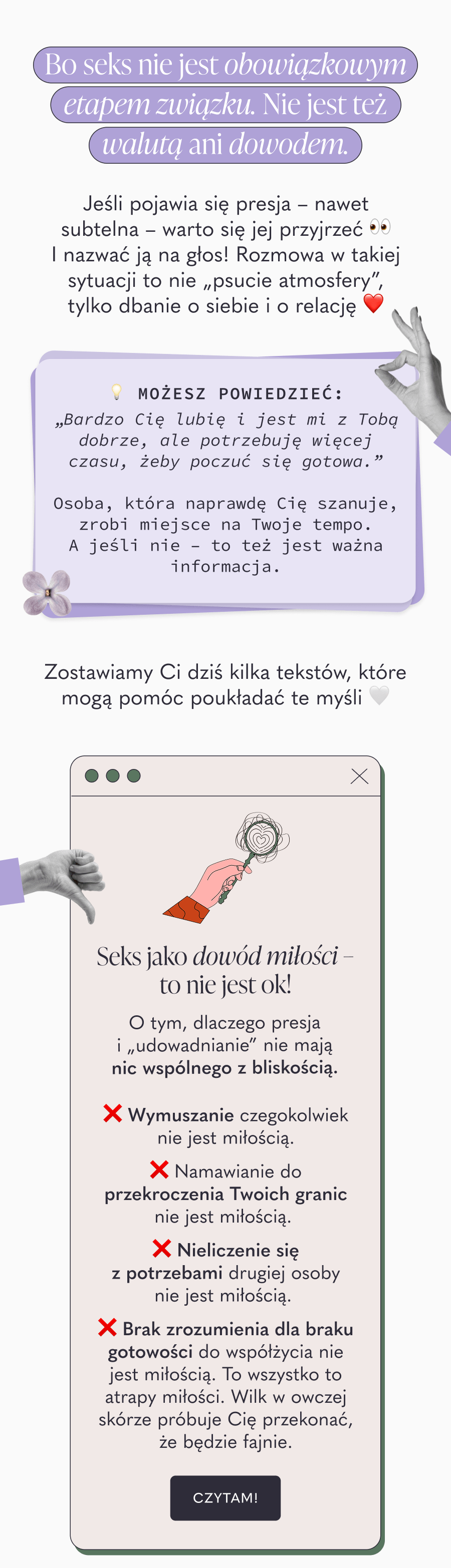 Bo seks nie jest obowiązkowym