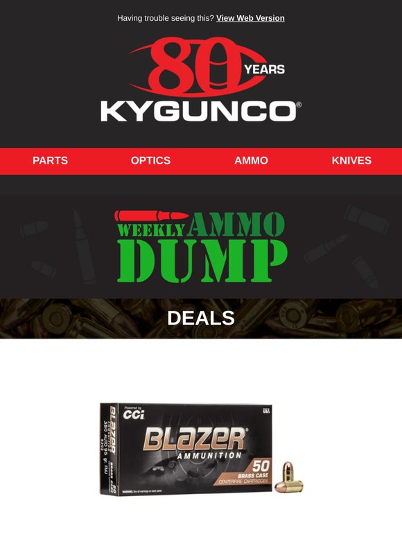 Fresh Ammo Dump Savings Await You! 💥
