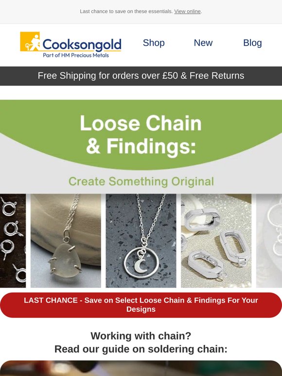 Offer on Chain & Findings Ends Tonight!