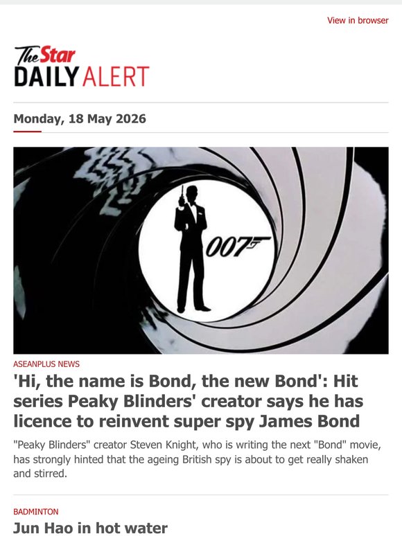 'Hi, the name is Bond, the new Bond': Hit series Peaky Blinders' creator says he has licence to reinvent super spy James Bond