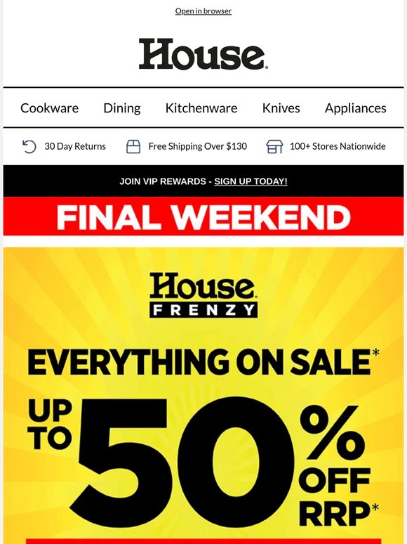 📢FINAL DAYS *EVERYTHING on SALE + EXTRA 20% OFF^ OVER 5,000 ITEMS