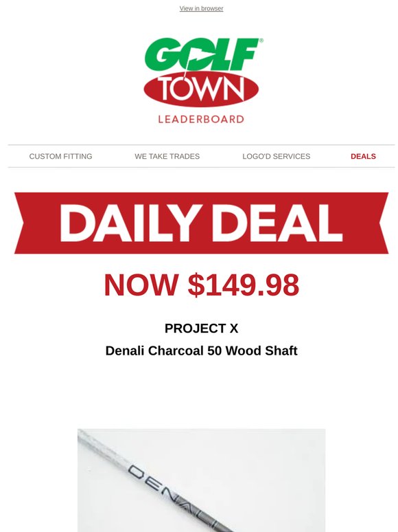 Today's Daily Deal from Golf Town!