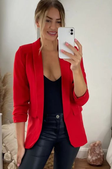 Long Sleeve Pocket Blazer