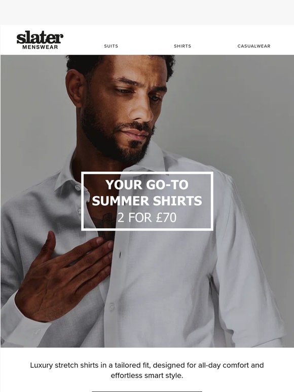 2 for £70 Summer Shirts 👔