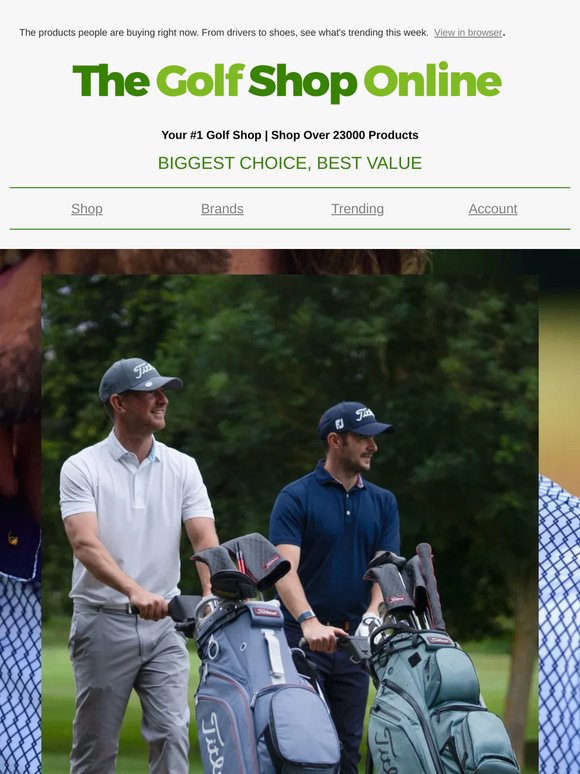 🏌️‍♂️ This weeks best-selling golf gear