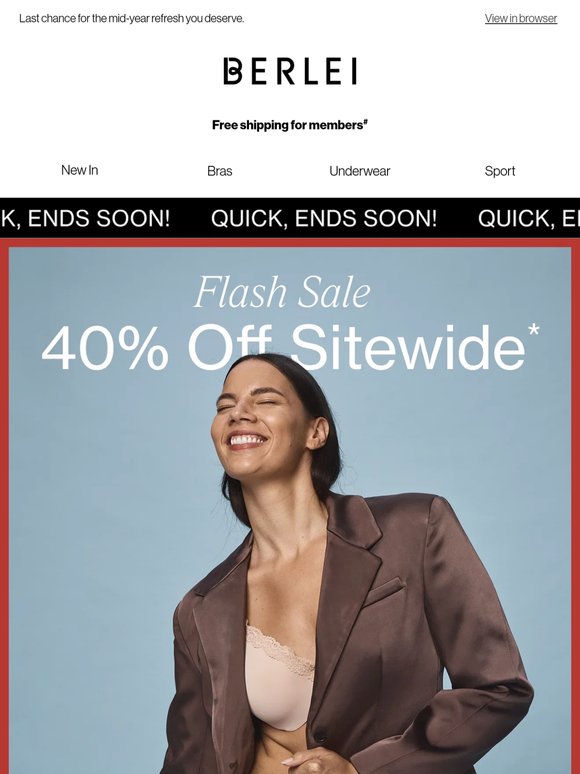 PSA: 40% off sitewide* is ending!⏳