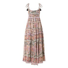 RIXO Kamilah Floral Lamé Dress