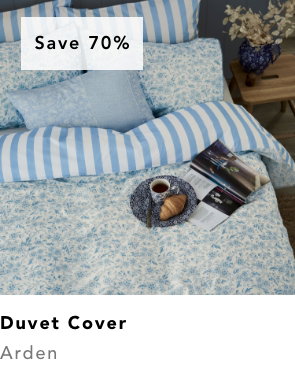 Burleigh x Bedeck of Belfast Arden Bedding in Light Blue