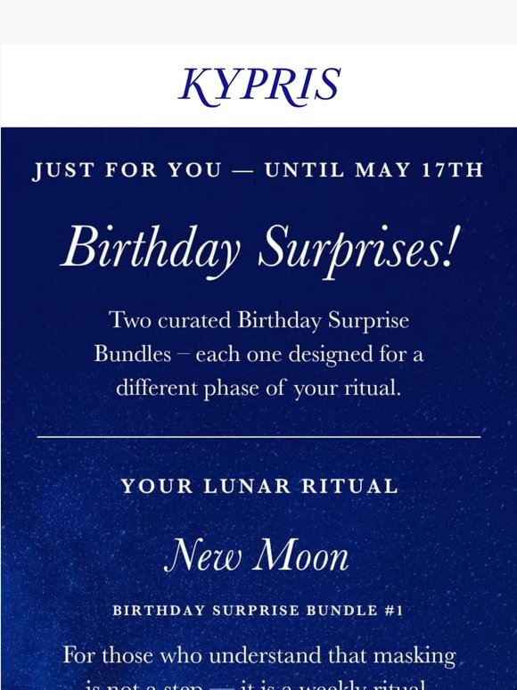 🌙 Final Hours for Birthday Surprise Bundles! 🌙