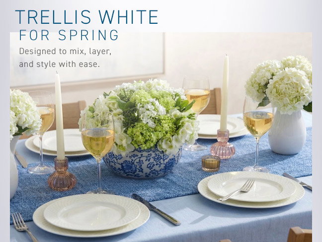 Shop Trellis White for Spring