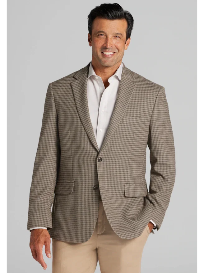 Jos. A. Bank Comfort Stretch Traditional Fit Check Sportcoat CLEARANCE