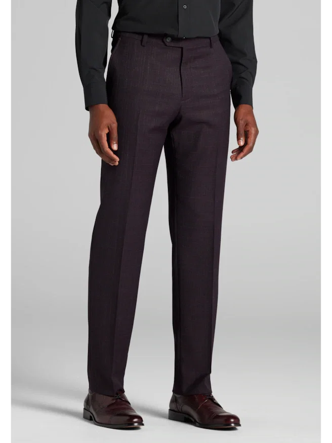 Traveler® COOL<i>MOTION</i> Tailored Fit Melange Suit Separates Pants CLEARANCE