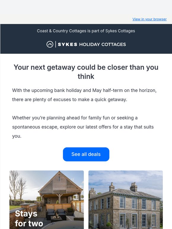 Deals on last-minute stays 🔥