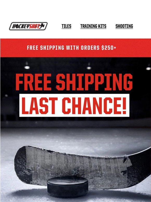 Free Shipping Alert: Time is Running Out!