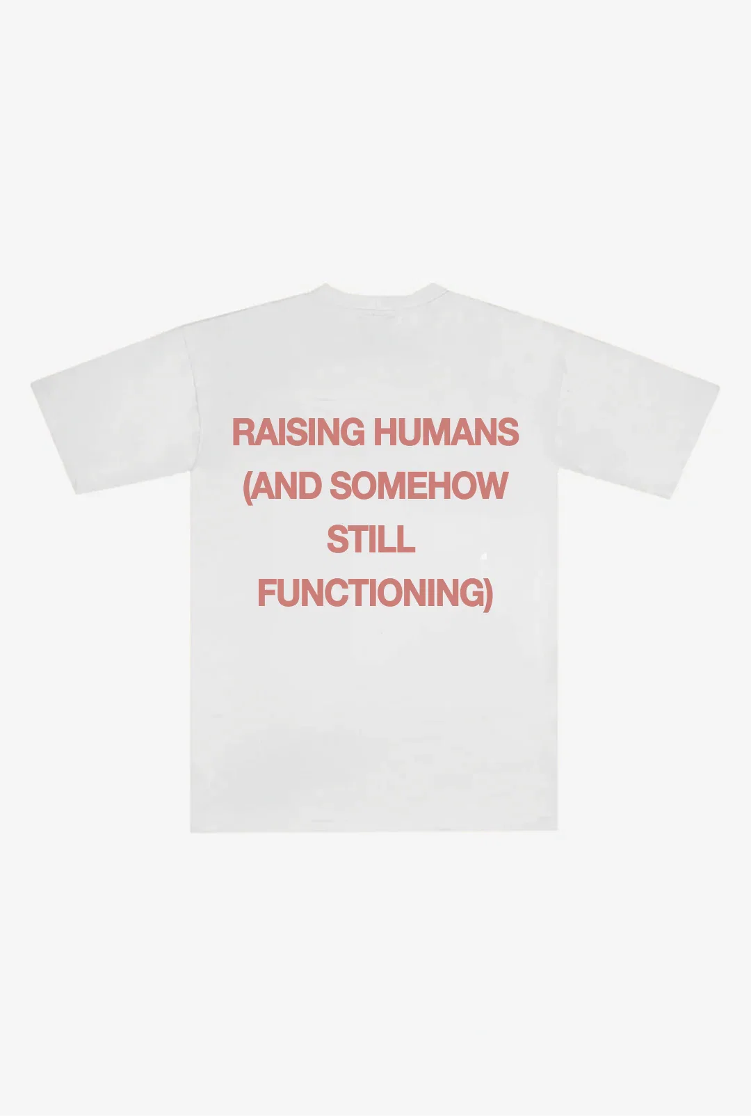 Image of Raising Humans Heavyweight T-Shirt - White