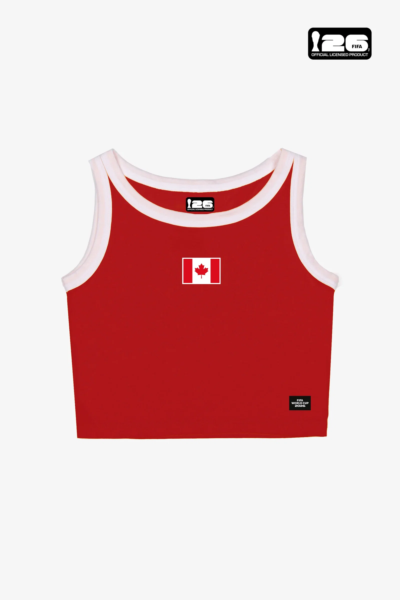 Image of FIFA World Cup 2026™ Canada Women's Cropped Tank - Red