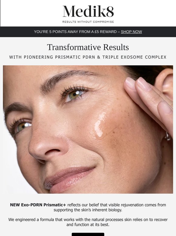 +50% boost in visible skin rejuvenation*