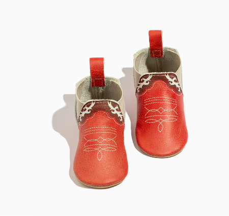 Crimson Cowboy Chelsea Boot Baby Shoe
