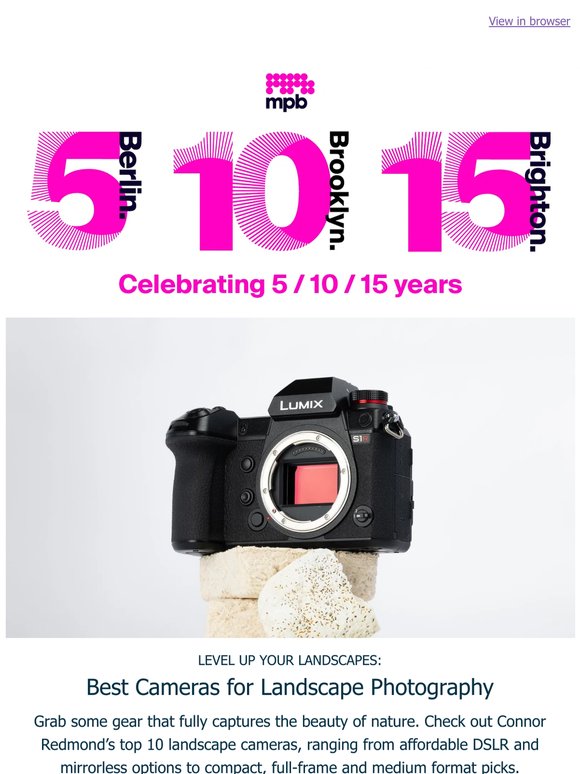 Get great gear for lush landscapes 📷🌳