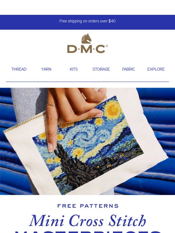 Complimentary Patterns: Mini Cross Stitch Masterpieces