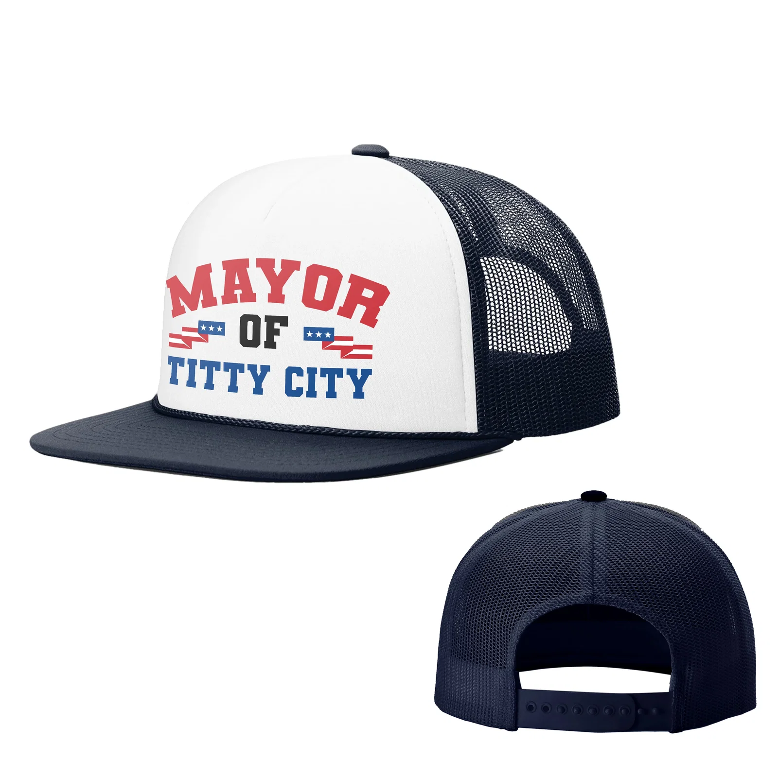 Image of Mayor of Titty City Foam Trucker Hats