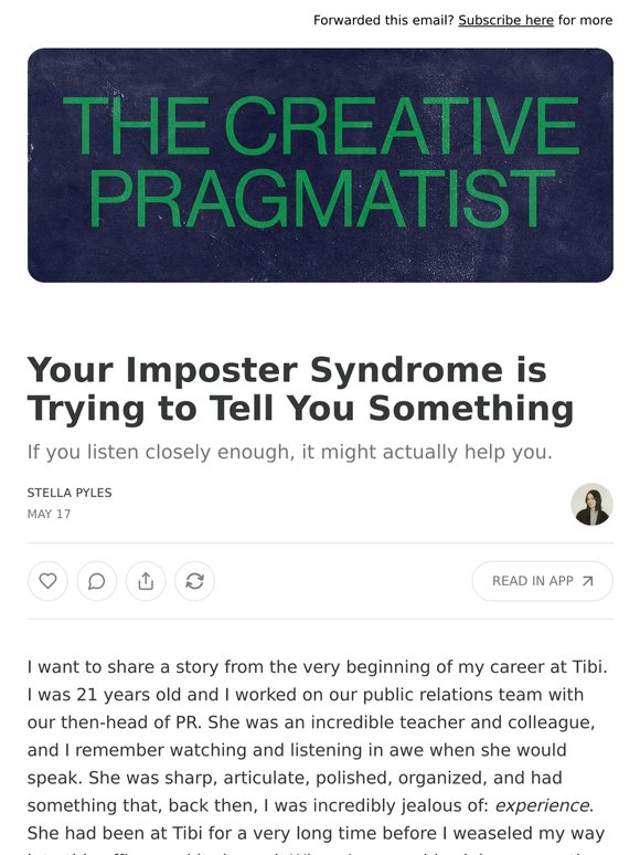 Your Imposter Syndrome is Trying to Tell You Something