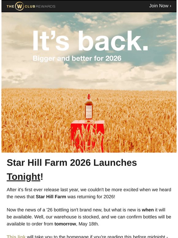 Set your alarm, Star Hill Farm returns tomorrow ⏰