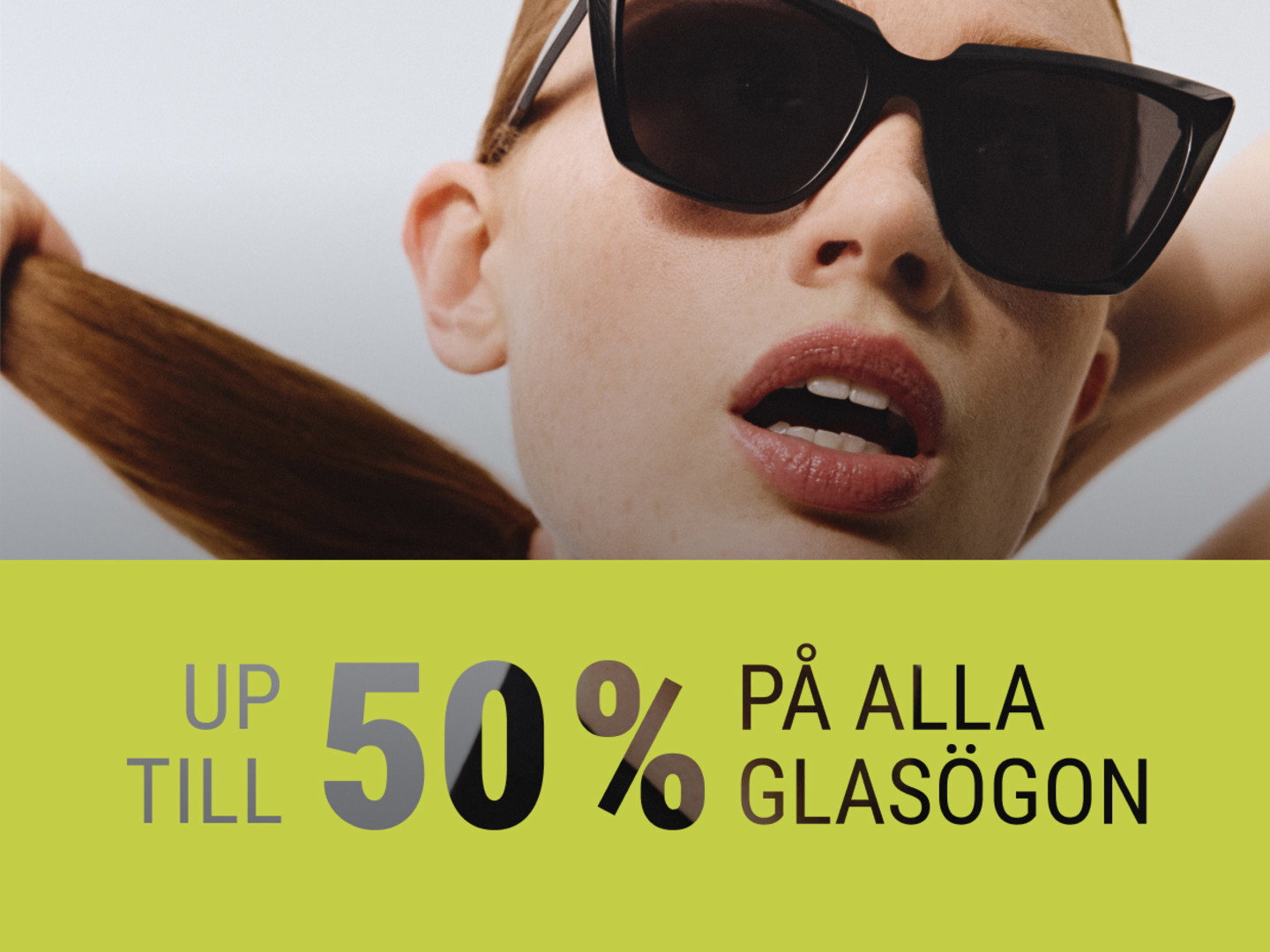 25 % på glasögon och solglasögon
