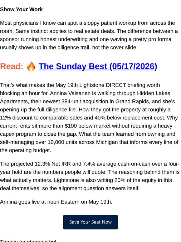 🔥 The Sunday Best (05/17/2026)