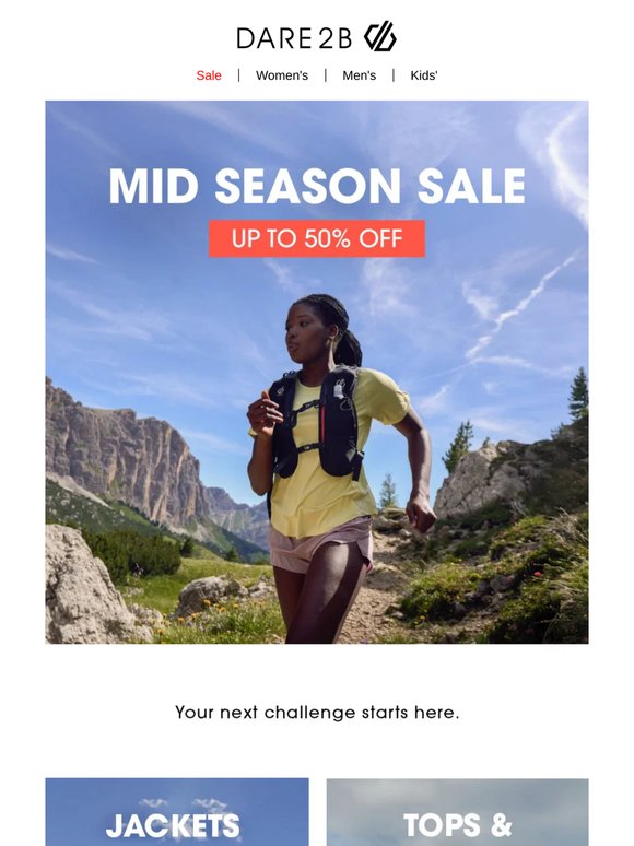 Up to 50% Off Mid Season Sale
