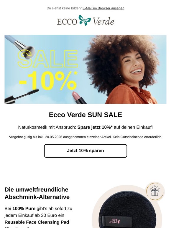 SUN SALE ☀️ Jetzt bestellen & 10% sparen! ☀️