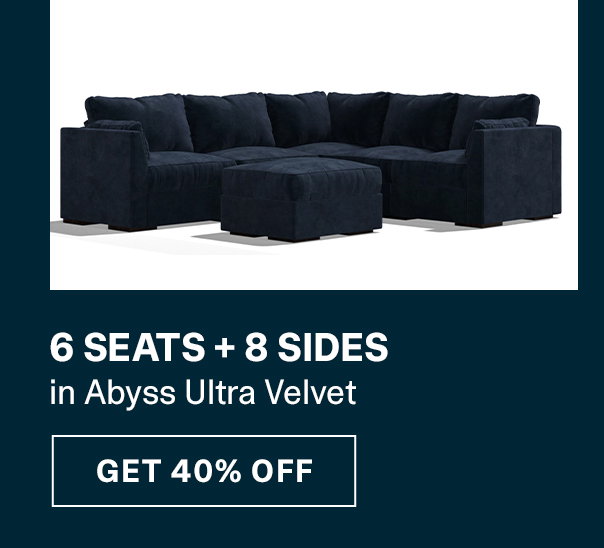 6 Seats + 8 Sides | GET 40% OFF >>