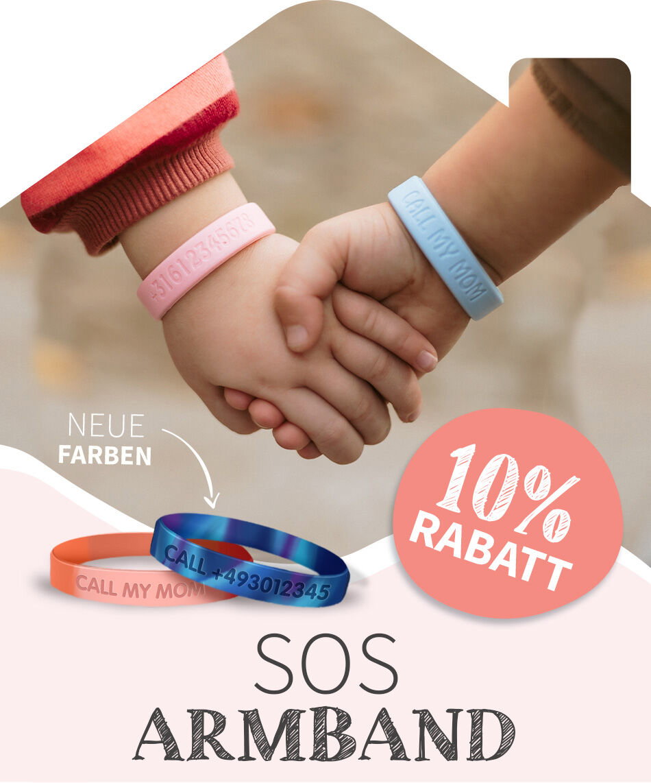10% Rabatt auf SOS-Namensarmbänder
