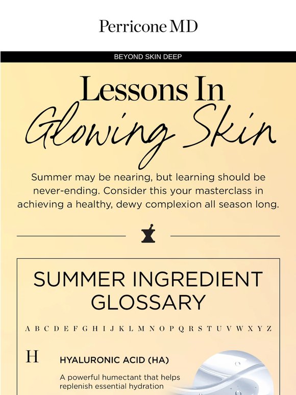 The Perricone MD Masterclass: Achieving a Healthy Glow