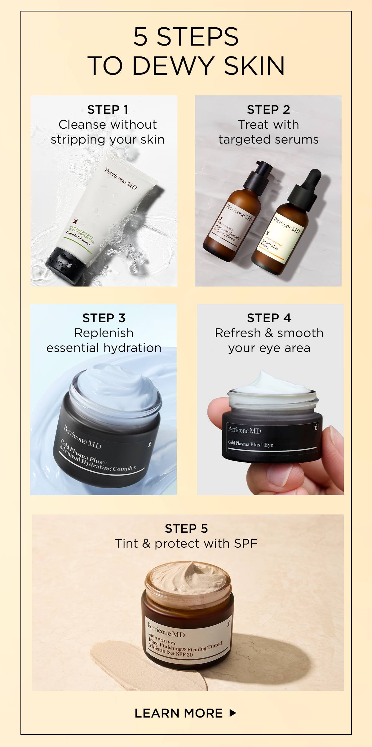 5 Steps to Dewy Skin