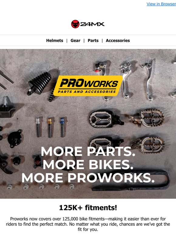 PROWORKS – Fits more bikes than ever