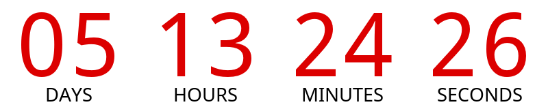 Final days!