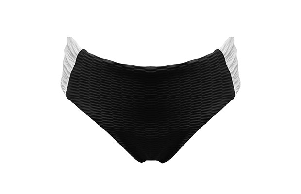 Acapulco Tab Side Brief - Black/White
